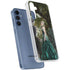 Woman with Peacocks by Nene Thomas Galaxy A55 5G Clear Case