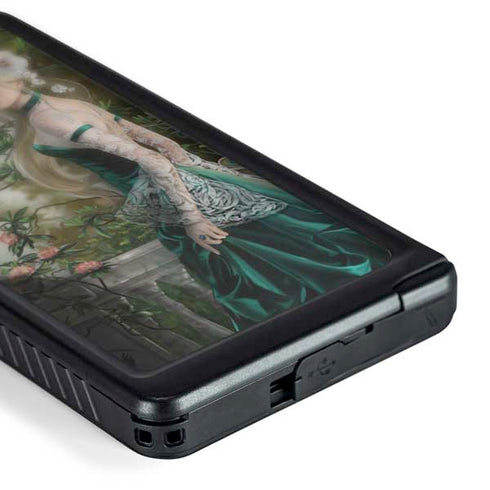 Woman with Peacocks by Nene Thomas Galaxy S24 Ultra Waterproof Case