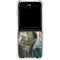Woman with Peacocks by Nene Thomas Galaxy Z Flip6 Clear Case