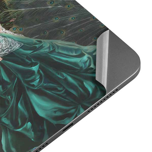 Woman with Peacocks by Nene Thomas Apple iPad Mini Skin