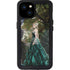 Woman with Peacocks by Nene Thomas iPhone 15 Plus Waterproof Case