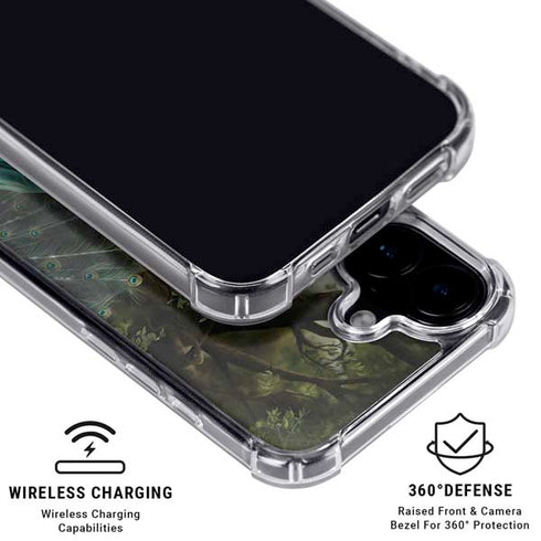 Woman with Peacocks by Nene Thomas iPhone 16 MagSafe Case