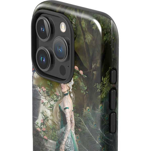 Woman with Peacocks by Nene Thomas iPhone 16 Pro Max Impact Case