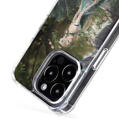 Woman with Peacocks by Nene Thomas iPhone 16 Pro Max MagSafe Case