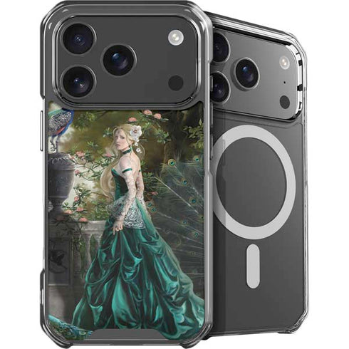 Woman with Peacocks by Nene Thomas iPhone 18 Pro MagSafe Case