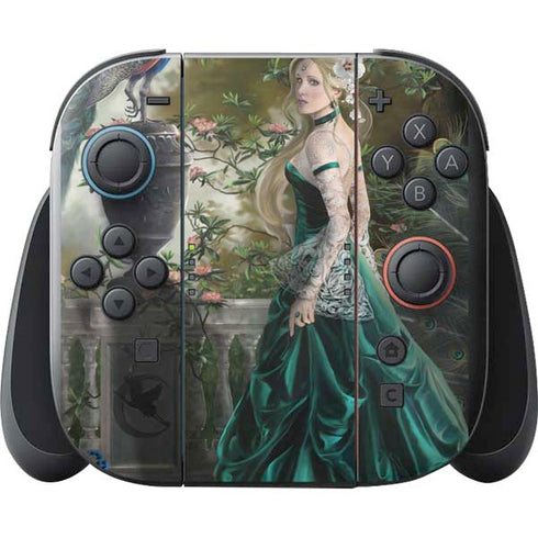 Woman with Peacocks by Nene Thomas Nintendo Switch 2 (2025) with Joy-Con Skin
