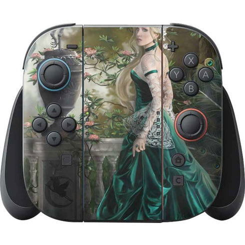 Woman with Peacocks by Nene Thomas Nintendo Switch 2 (2025) Joy-Con Controller Skin