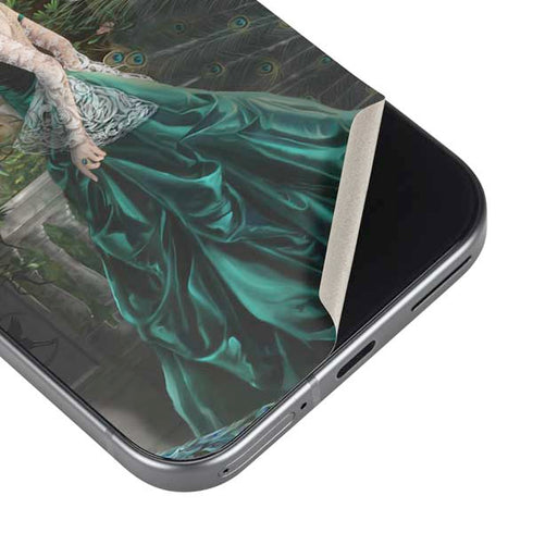 Woman with Peacocks by Nene Thomas Pixel 9 Pro XL Skin