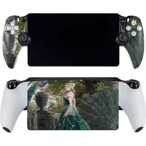Woman with Peacocks by Nene Thomas PlayStation Portal Remote Player Skin