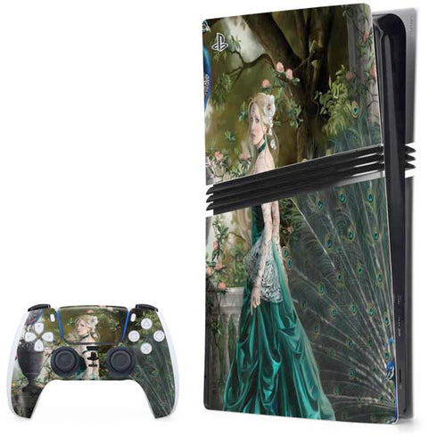 Woman with Peacocks by Nene Thomas PlayStation PS5 Skins