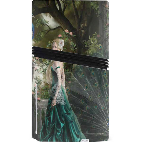Woman with Peacocks by Nene Thomas PS5 Pro Disk Bundle Skin