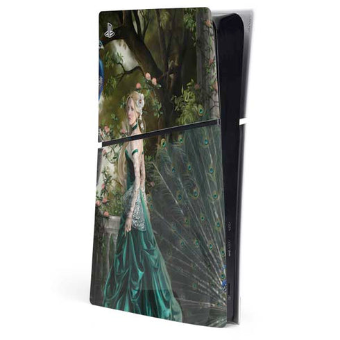 Woman with Peacocks by Nene Thomas PlayStation PS5 Skins