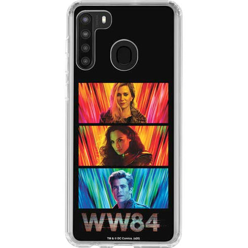 Wonder Woman 1984 (2020) Characters Poster Galaxy A21 Clear Case