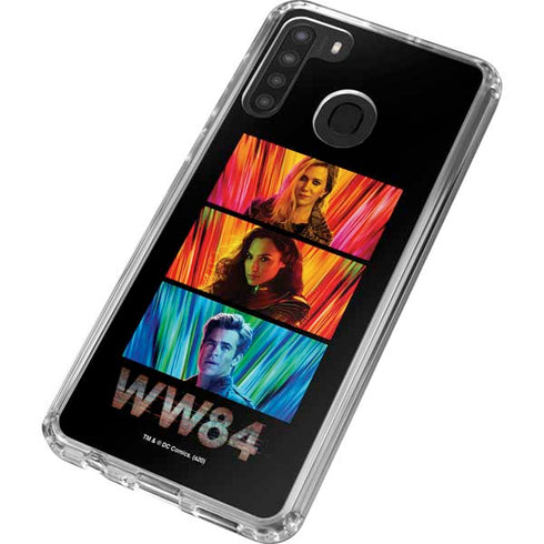 Wonder Woman 1984 (2020) Characters Poster Galaxy A21 Clear Case