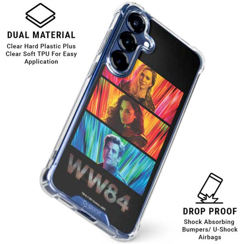 Wonder Woman 1984 (2020) Characters Poster Galaxy S25 Plus Clear Case