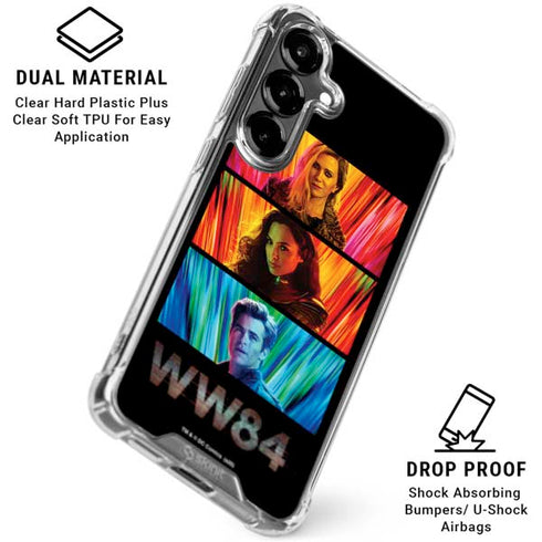 Wonder Woman 1984 (2020) Characters Poster Galaxy S26 Plus Clear Case