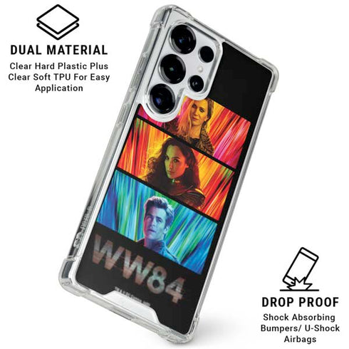 Wonder Woman 1984 (2020) Characters Poster Galaxy S26 Ultra Clear Case