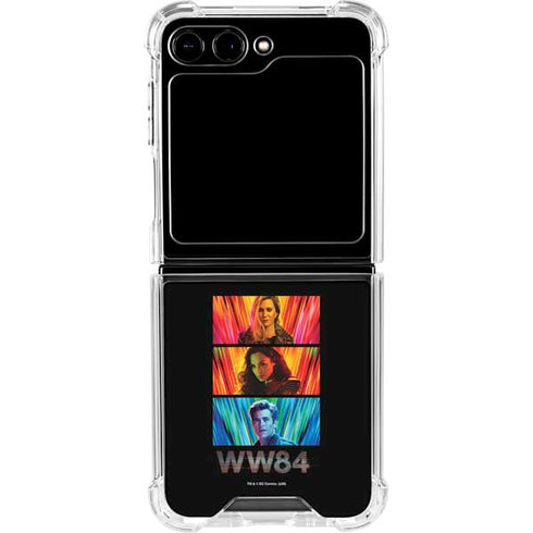 Wonder Woman 1984 (2020) Characters Poster Galaxy Z Flip6 Clear Case