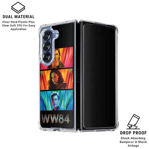 Wonder Woman 1984 (2020) Characters Poster Galaxy Z Fold6 Clear Case