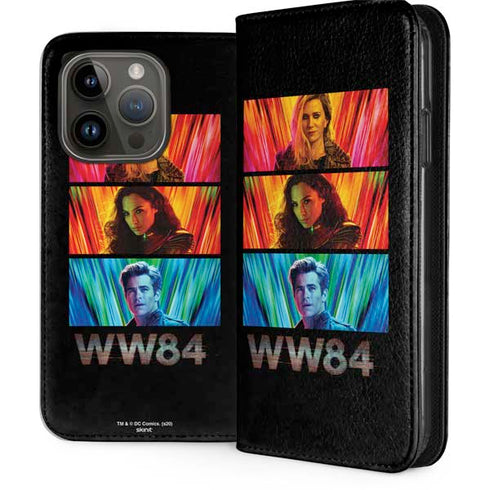 Wonder Woman 1984 (2020) Characters Poster iPhone 15 Pro Folio Case