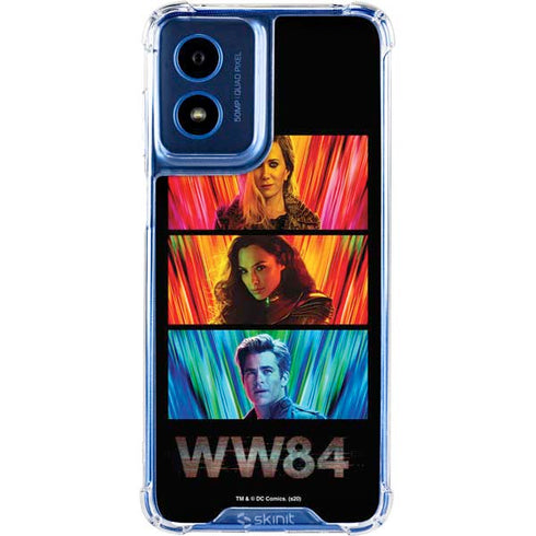 Wonder Woman 1984 (2020) Characters Poster Moto G 5G (2024) Clear Case