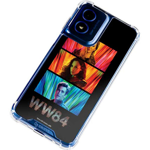 Wonder Woman 1984 (2020) Characters Poster Moto G 5G (2024) Clear Case