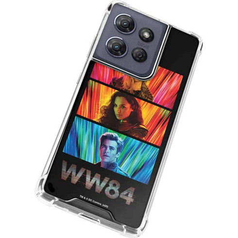 Wonder Woman 1984 (2020) Characters Poster Moto G Play 5G (2025) Clear Case