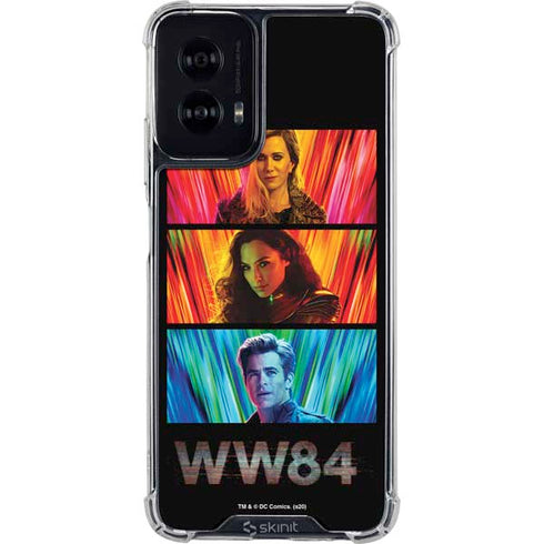 Wonder Woman 1984 (2020) Characters Poster Moto G Power 5G (2024) Clear Case