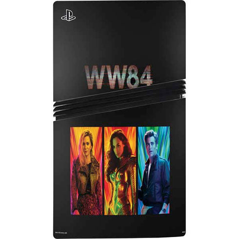 Wonder Woman 1984 (2020) Characters Poster PS5 Pro Console Skin