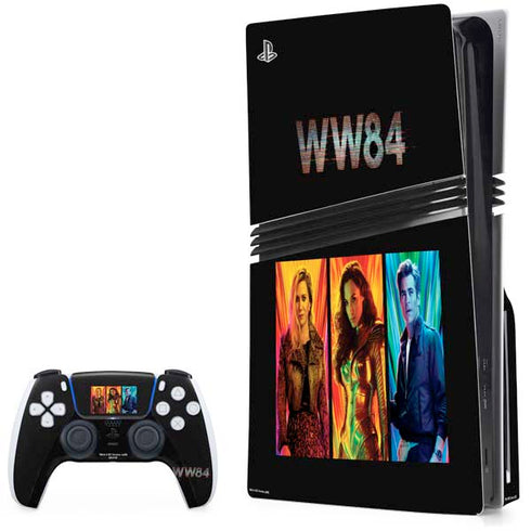 Wonder Woman 1984 (2020) Characters Poster PS5 Pro Disk Bundle Skin