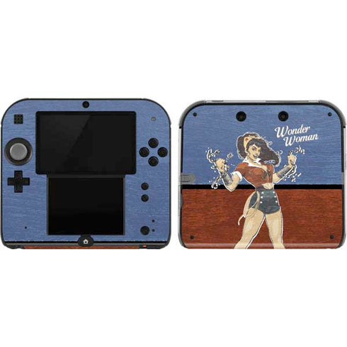 DC Comics Bombshells Wonder Woman Bombshell Nintendo Skins