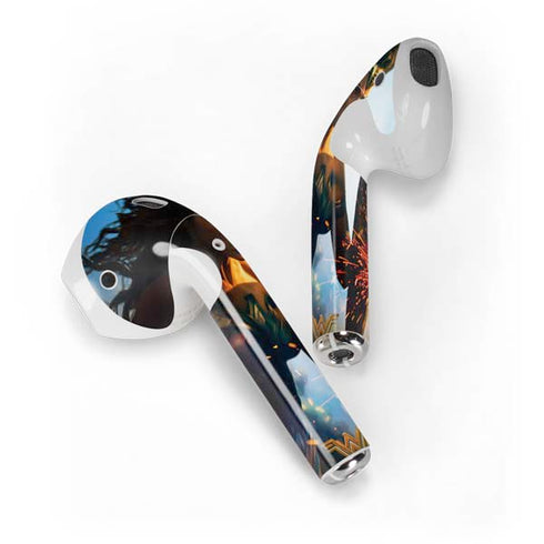 DC Comics Wonder Woman Action Pose Poster Apple AirPods Skin