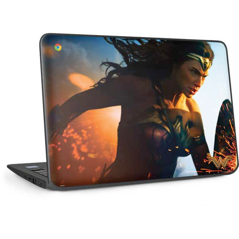 DC Comics Wonder Woman Action Pose Poster HP Chromebook Skin