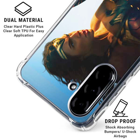 DC Comics Wonder Woman Action Pose Poster Galaxy A36 5G Clear Case