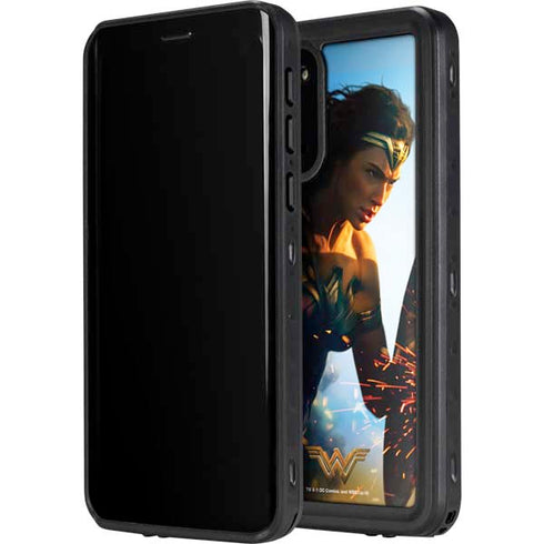 DC Comics Wonder Woman Action Pose Poster Galaxy S20 Plus Waterproof Case
