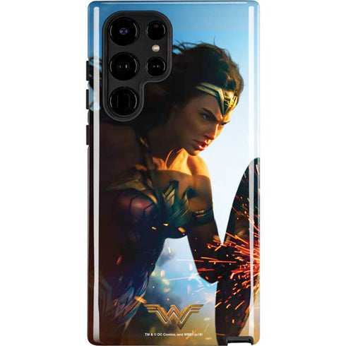 DC Comics Wonder Woman Action Pose Poster Galaxy S25 Ultra Impact Case