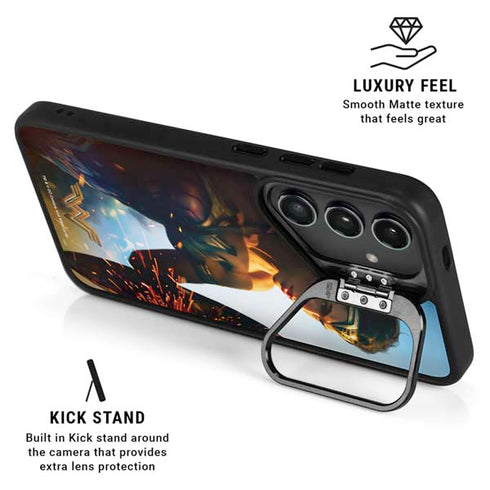 DC Comics Wonder Woman Action Pose Poster Galaxy S25 Ultra Kickstand Case