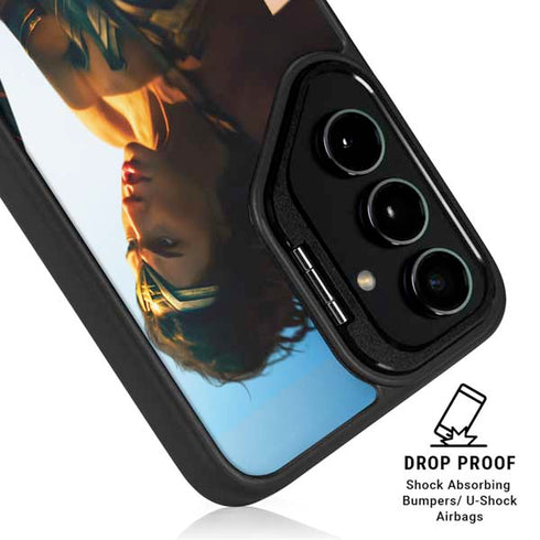 DC Comics Wonder Woman Action Pose Poster Galaxy S25 Ultra Kickstand Case