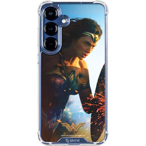DC Comics Wonder Woman Action Pose Poster Galaxy S25 Clear Case