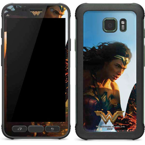 DC Comics Wonder Woman Action Pose Poster Galaxy S7 Active Skin