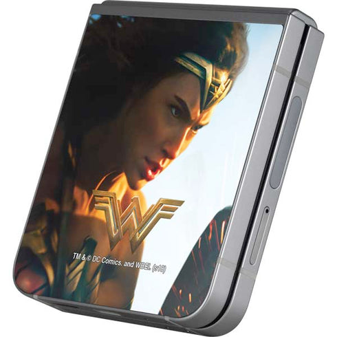 DC Comics Wonder Woman Action Pose Poster Galaxy Z Flip6 Skin
