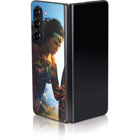 DC Comics Wonder Woman Action Pose Poster Galaxy Z Fold5 5G Skin