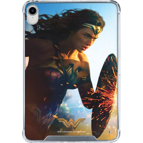 DC Comics Wonder Woman Action Pose Poster iPad 11th Gen (2025) Clear Case