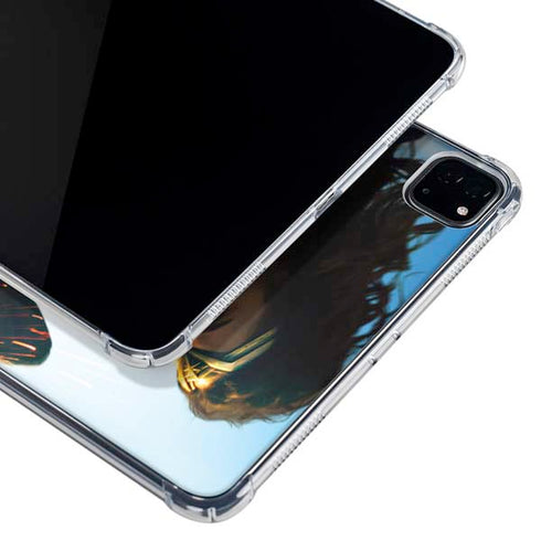 DC Comics Wonder Woman Action Pose Poster iPad Pro 12.9in (2020) Clear Case