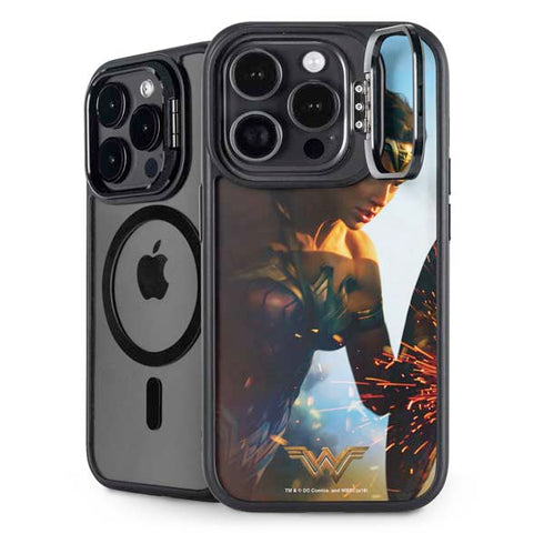 DC Comics Wonder Woman Action Pose Poster iPhone 13 Pro Kickstand Case