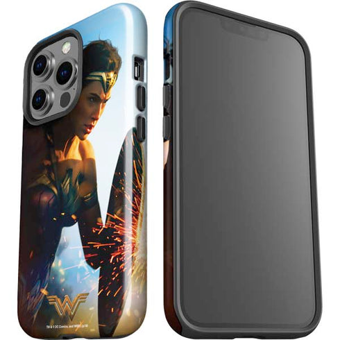 DC Comics Wonder Woman Action Pose Poster iPhone 15 Pro Impact Case