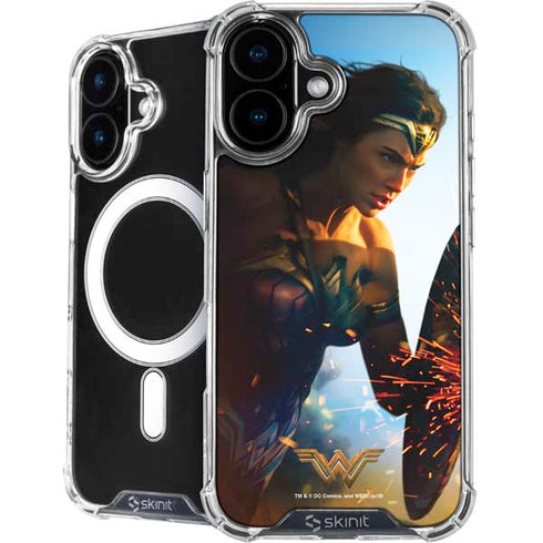 DC Comics Wonder Woman Action Pose Poster iPhone 16 MagSafe Case