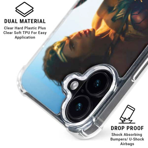 DC Comics Wonder Woman Action Pose Poster iPhone 16 MagSafe Case