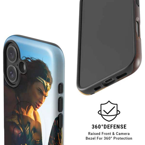 DC Comics Wonder Woman Action Pose Poster iPhone 16 Magsafe Impact Case