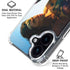 DC Comics Wonder Woman Action Pose Poster iPhone 16 Plus Clear Case